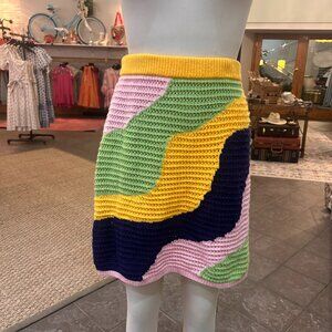 Multicolor Knit Skirt